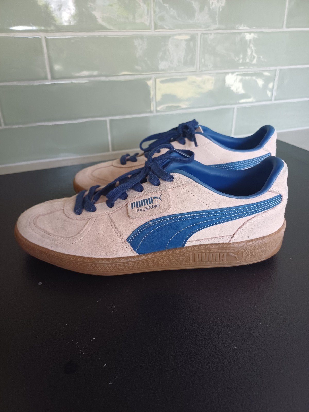Puma Palermo sneakers maat 42.5 - Zo goed als nieuw, Puma, Overige kleuren, Ophalen of Verzenden, Sneakers of Gympen