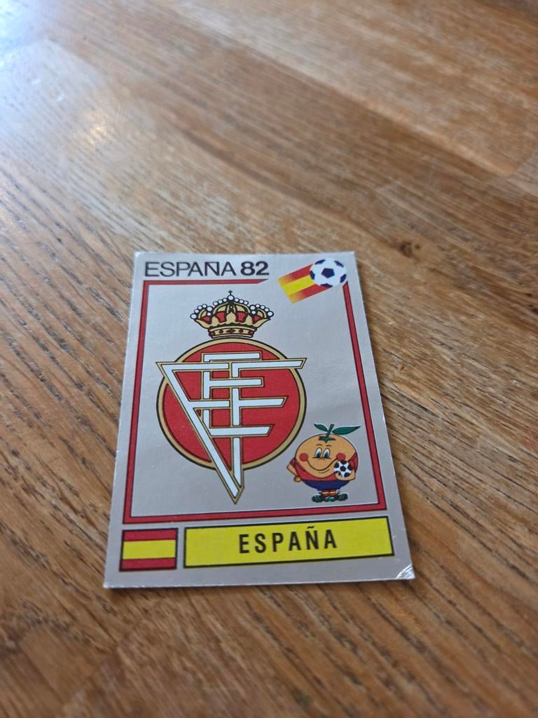 Panini WK 82, Ophalen of Verzenden, Zo goed als nieuw, Buitenlandse clubs, Poster, Plaatje of Sticker
