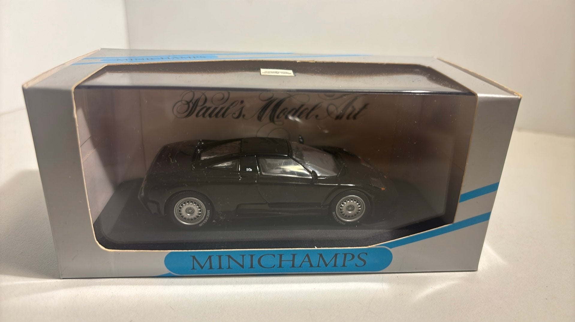 Bugatti eb110 black minichamps 1.43, Auto, Ophalen of Verzenden, MiniChamps, A