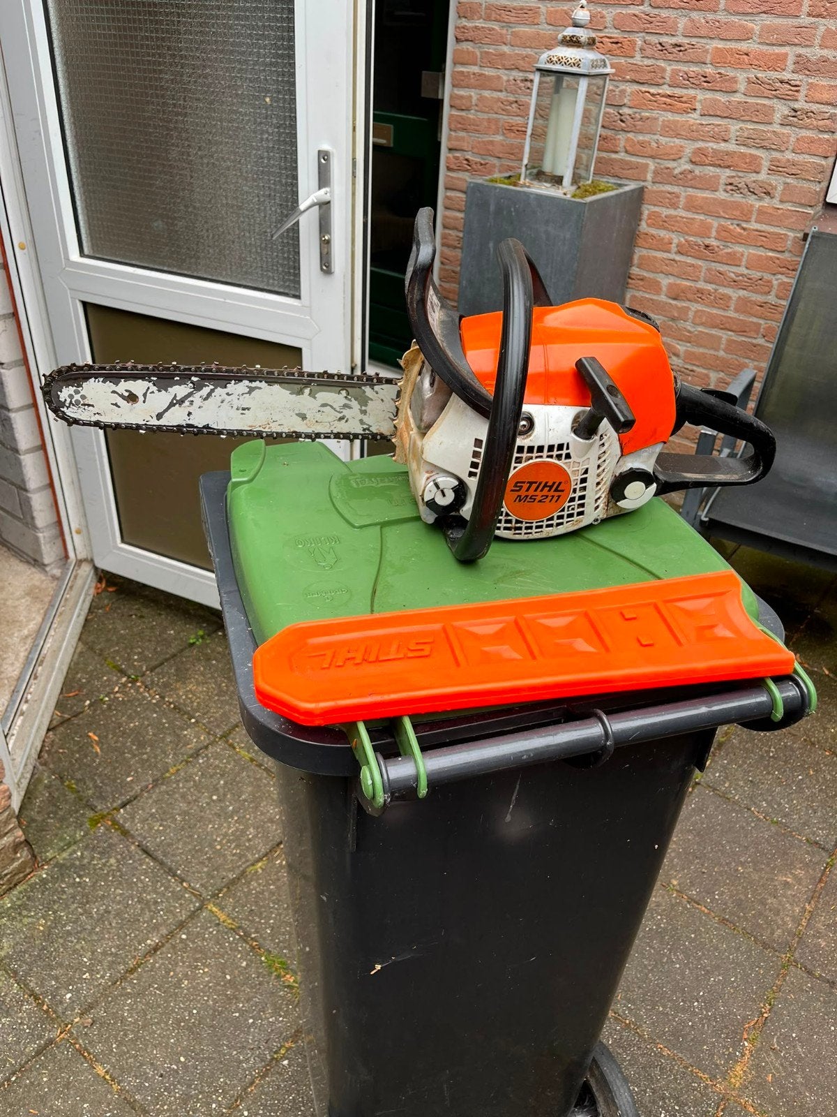 Stihl MS 211 C Kettingzaag - Krachtig en Betrouwbaar, Ophalen, Stihl, Gebruikt, 70 mm of meer