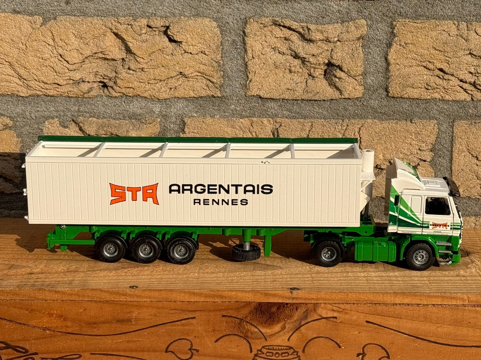 Tekno Argentais scania 113M walking floor in doos, Ophalen of Verzenden, Zo goed als nieuw, Bus of Vrachtwagen, Tekno