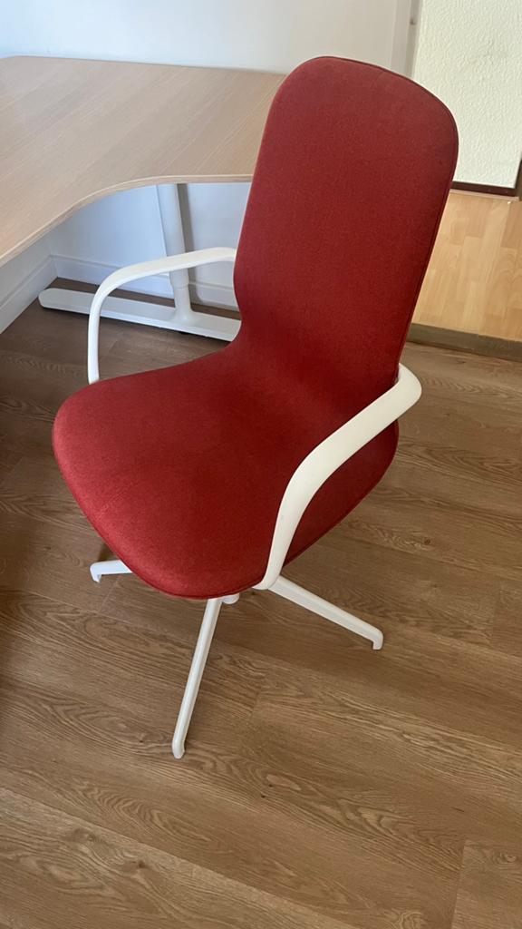 IKEA langfjall met armleuningen, Ophalen, Wit, Zo goed als nieuw, Ikea