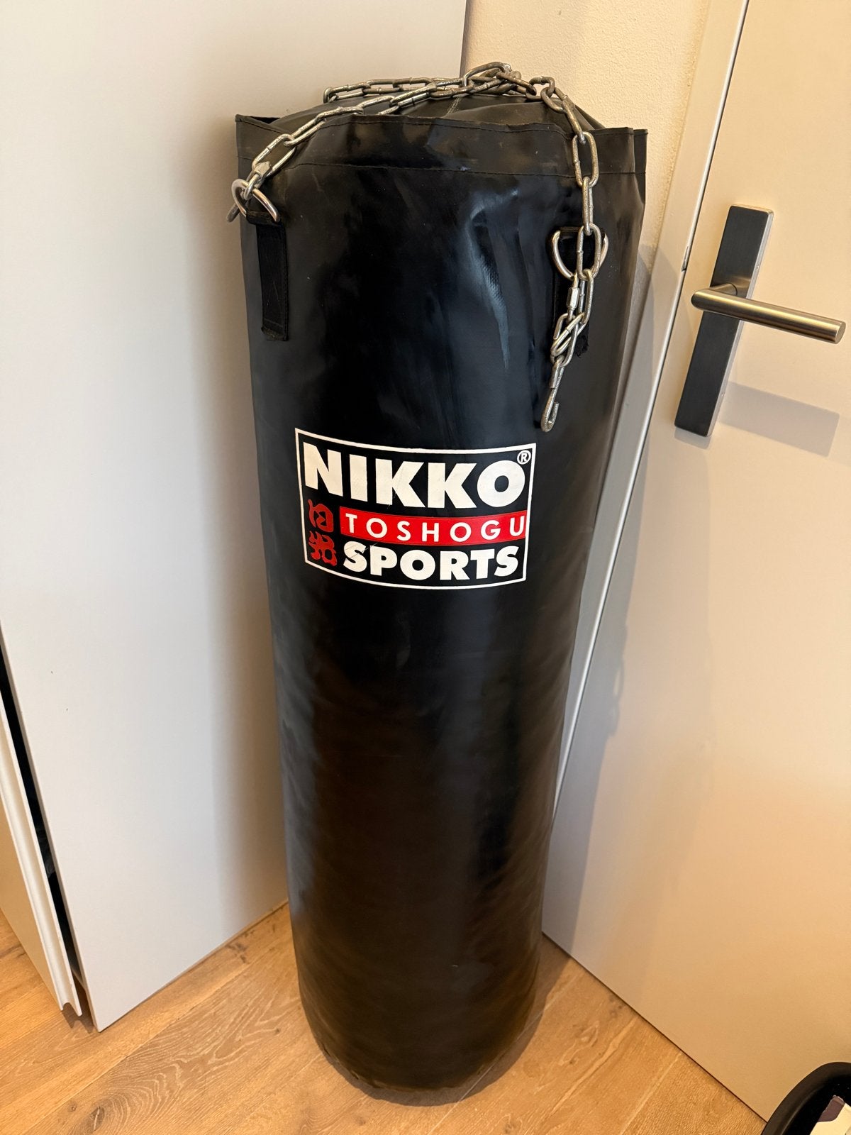 Nikko Sports Bokszak - 32 kg, 120x35 cm, Sport en Fitness, Ophalen, Zo goed als nieuw, Overige, Vechtsportmateriaal