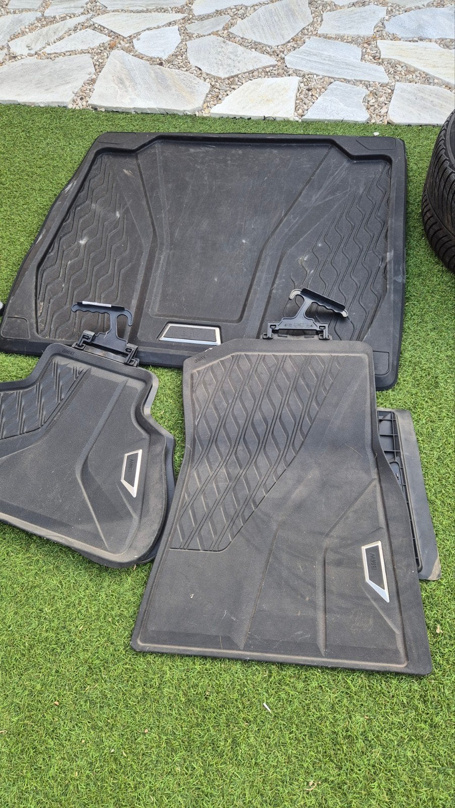 ORIGINEEL: BMW X5 G05 All-Weather 5-delige mattenset, Auto diversen, Ophalen, Gebruikt
