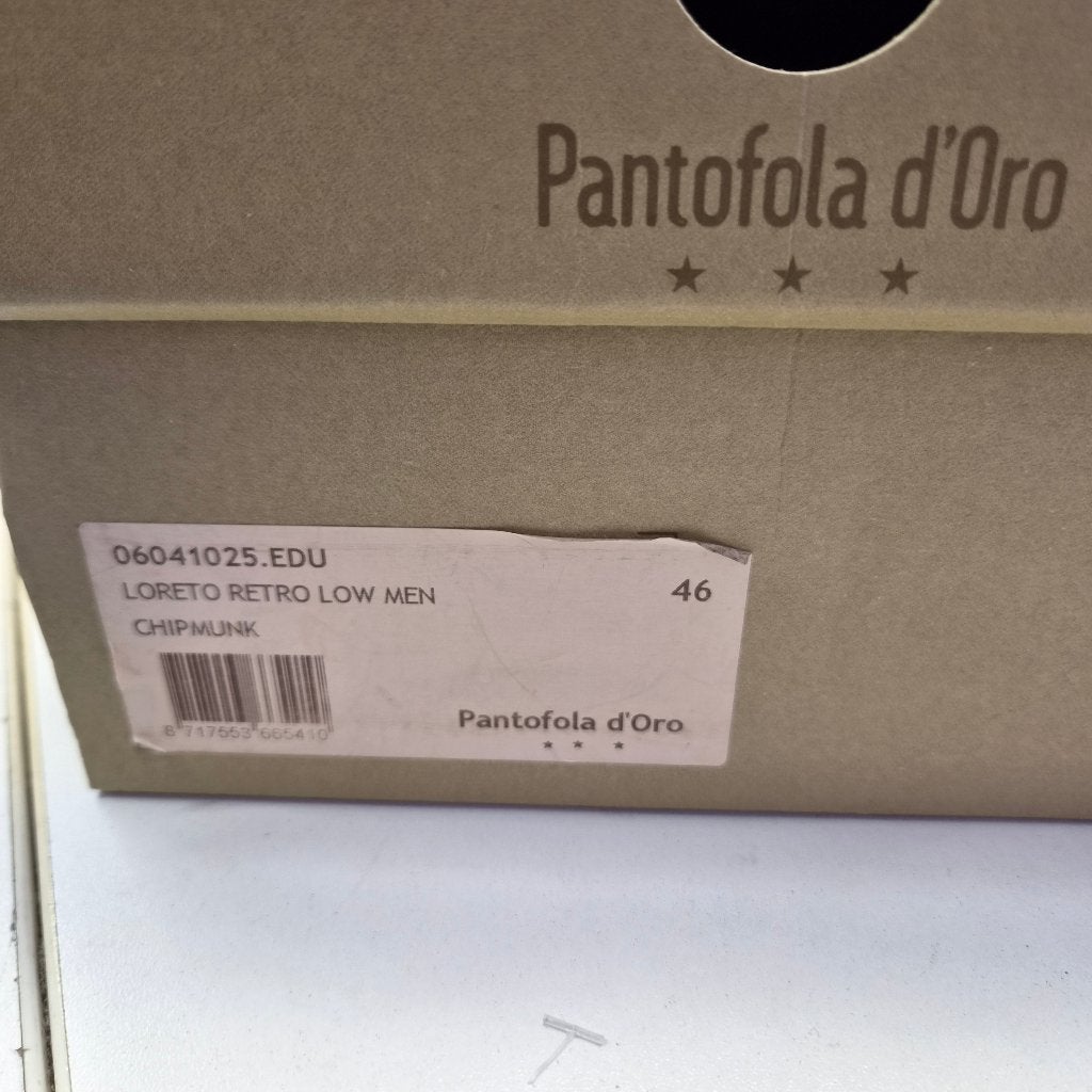 Pantofola d'Oro sneakers maat 46 cognac leer Italia 51516, Bruin, Via del Lavoro 1, 63821 Porto Sant'Elpidio FM, Italië, Ophalen of Verzenden