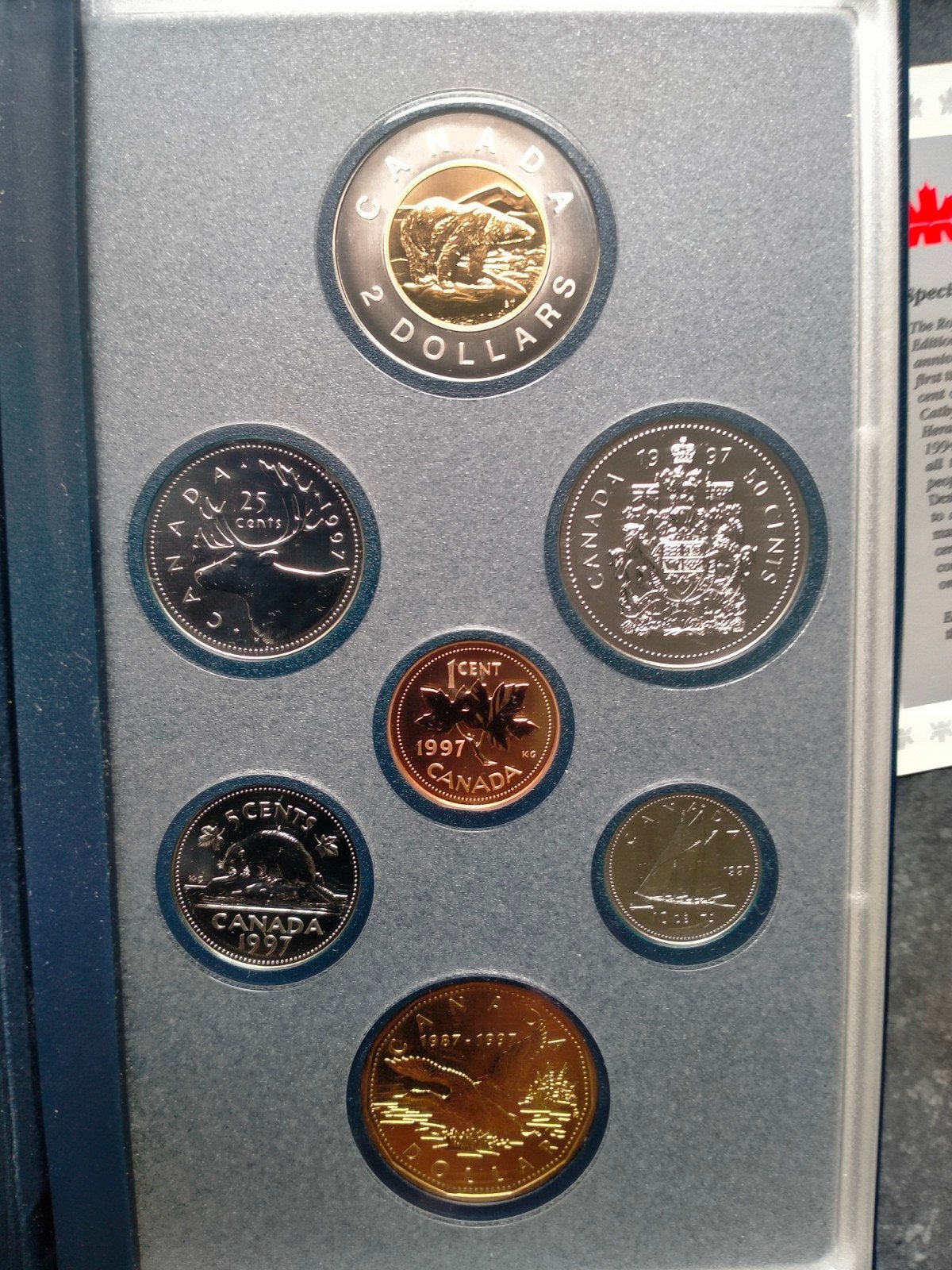 Muntset Canada 1997, Ophalen of Verzenden