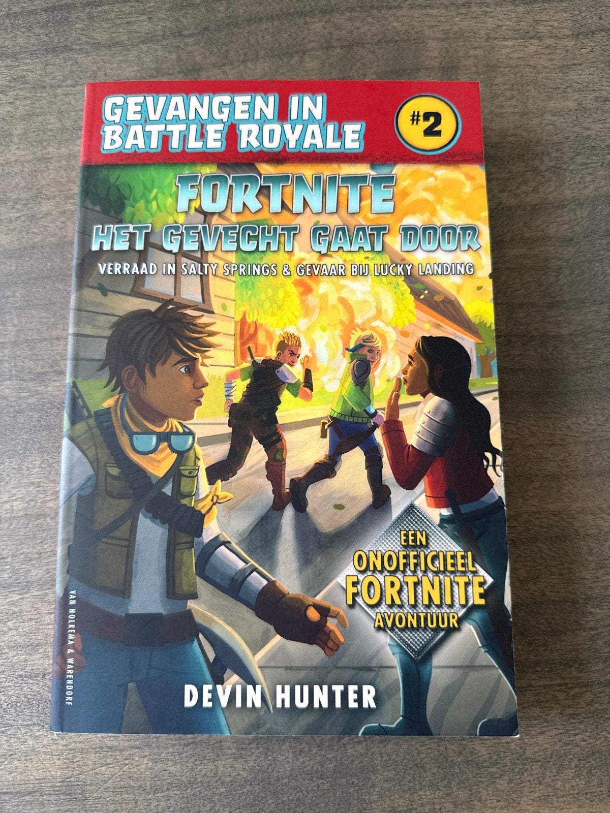 Fortnite: Het Gevecht Gaat Door - Gevangen in Battle Royale, Boeken, Ophalen of Verzenden, Zo goed als nieuw, Fictie algemeen