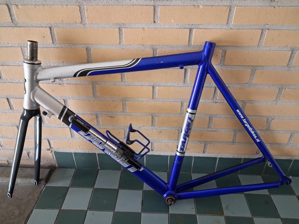 Racefiets frame, Fietsen en Brommers, Fietsonderdelen, Ophalen, Frame, Zo goed als nieuw, Target