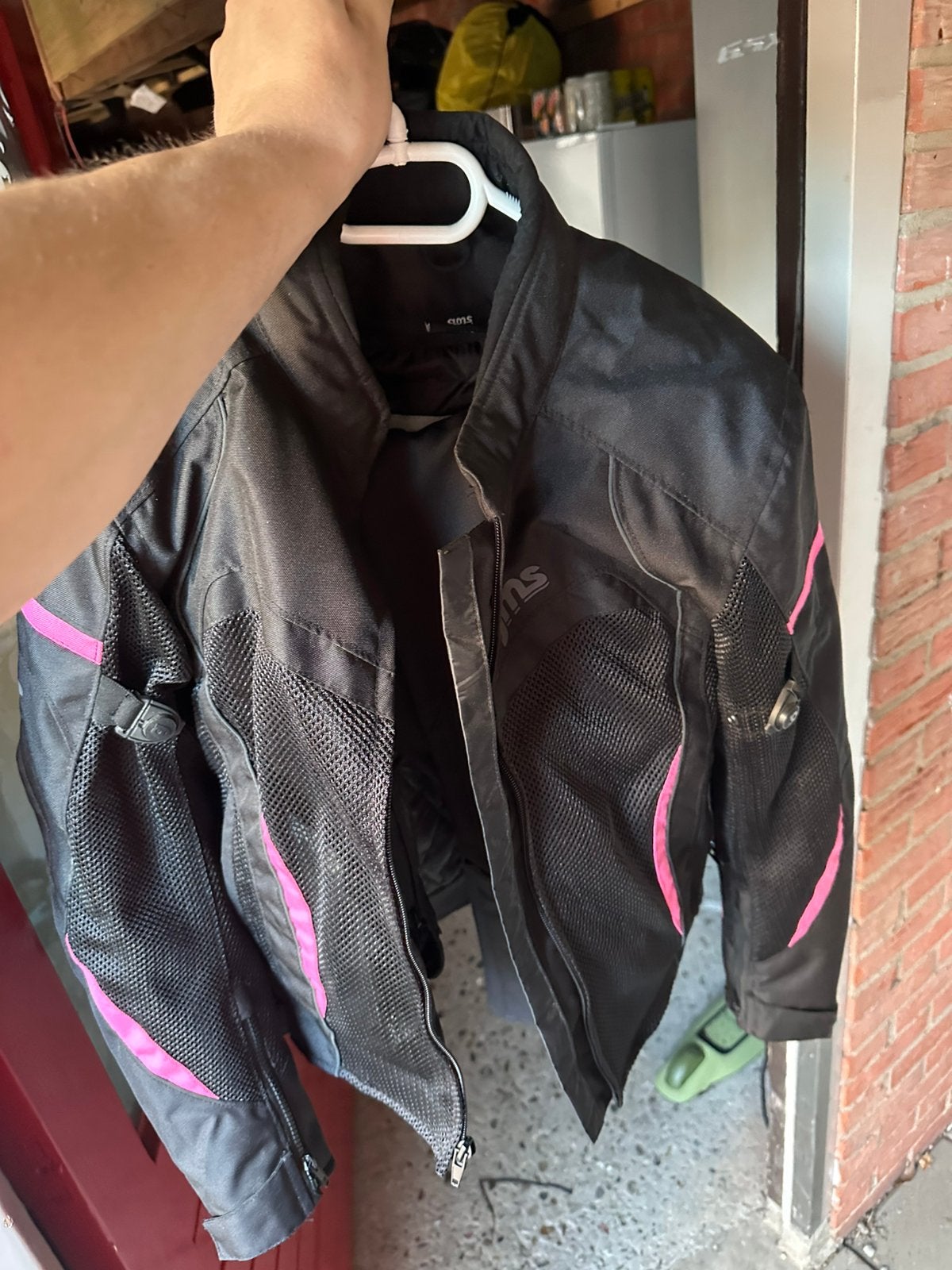 Motorjas dames maat S, Motoren, Kleding | Motorkleding, Ophalen, Tweedehands, Dames, Jas | textiel