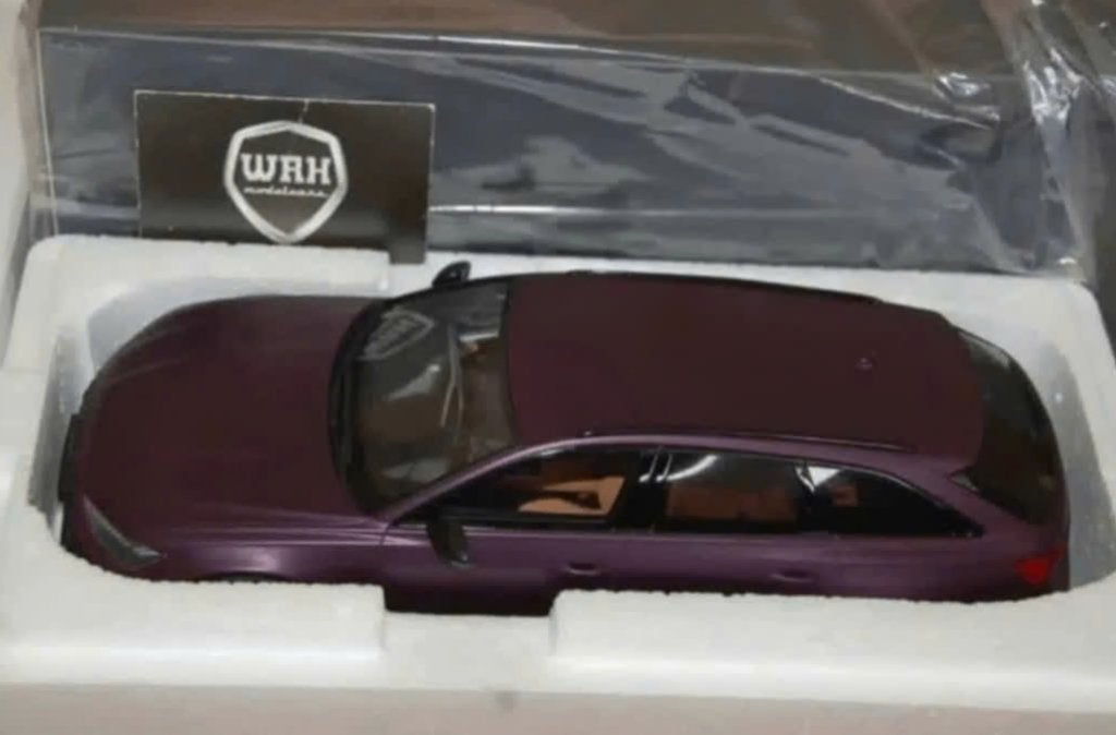1:18 AUDI RS6 AVANT C8 2020 purple GT spirit GT825 WRH, Verzenden, Zo goed als nieuw, Auto, Overige merken