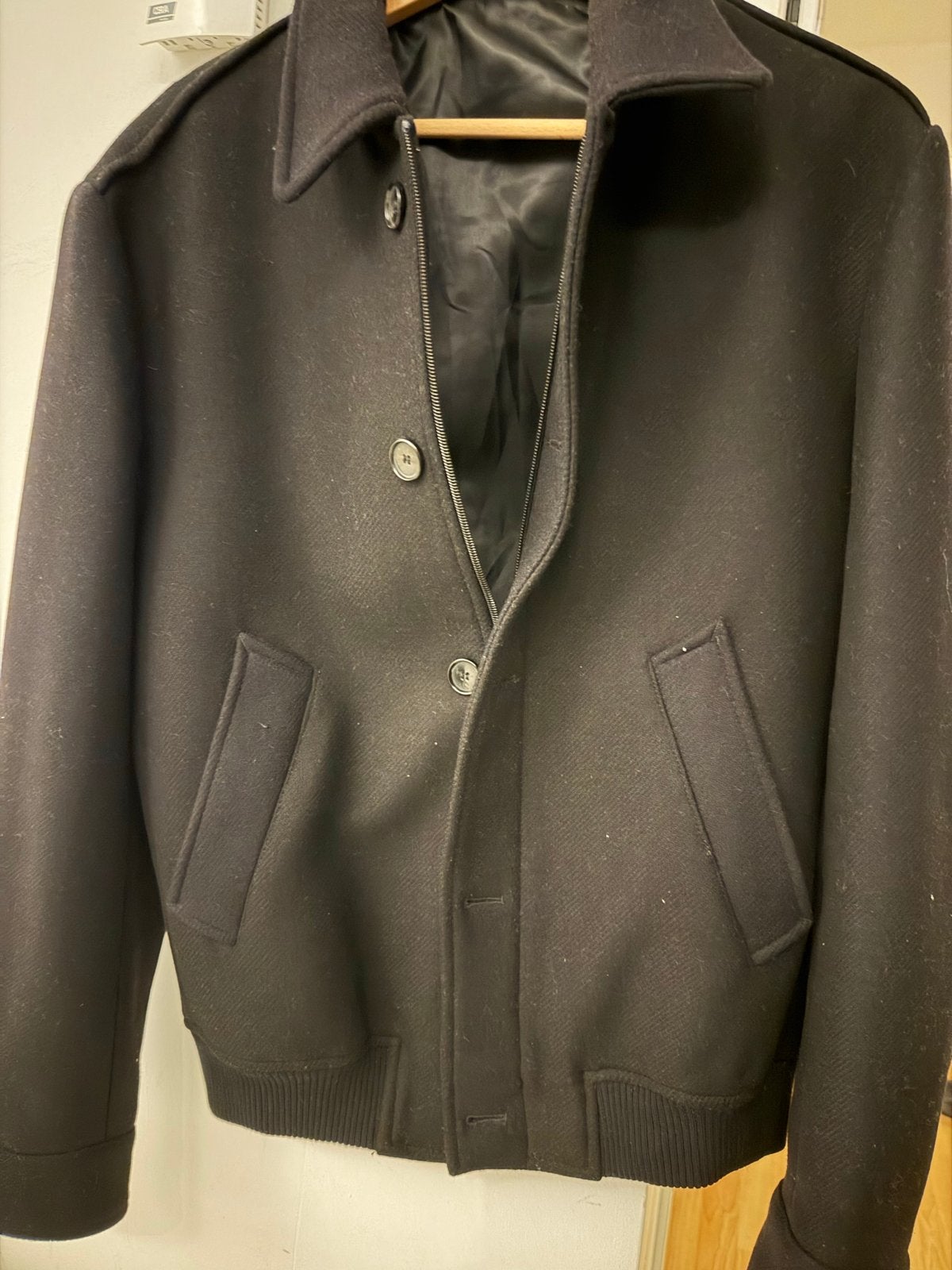 Zara Zwarte Bomberjack - Maat M, Ophalen of Verzenden, Zo goed als nieuw, Maat 48/50 (M), Zwart