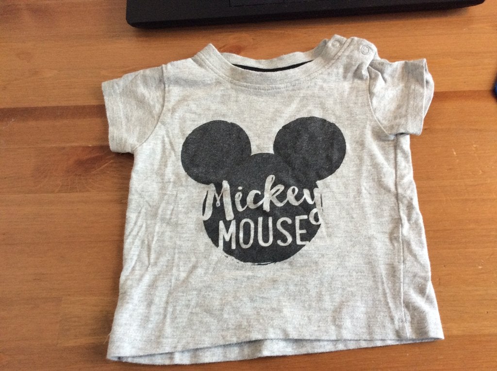 Disney Baby shirt Mickey Mouse maat 68, Kinderen en Baby's, Gebruikt, Jongetje of Meisje, Disney Baby, Ophalen of Verzenden
