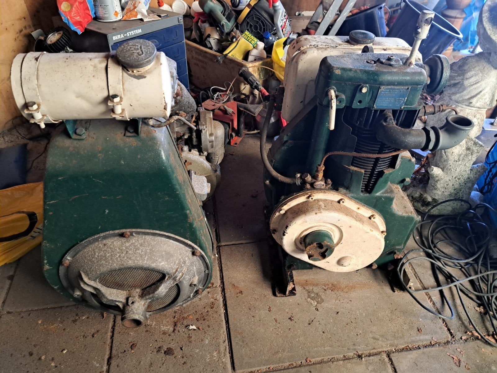 bernard en samofa en motor uit het leger, Ophalen of Verzenden, Gebruikt, Dieselmotor