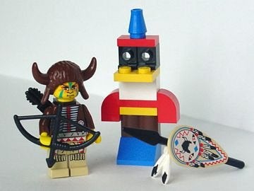 Lego Western Indians 2845 Indian Chief, Lego, Ophalen of Verzenden, Zo goed als nieuw, LEGOLAND