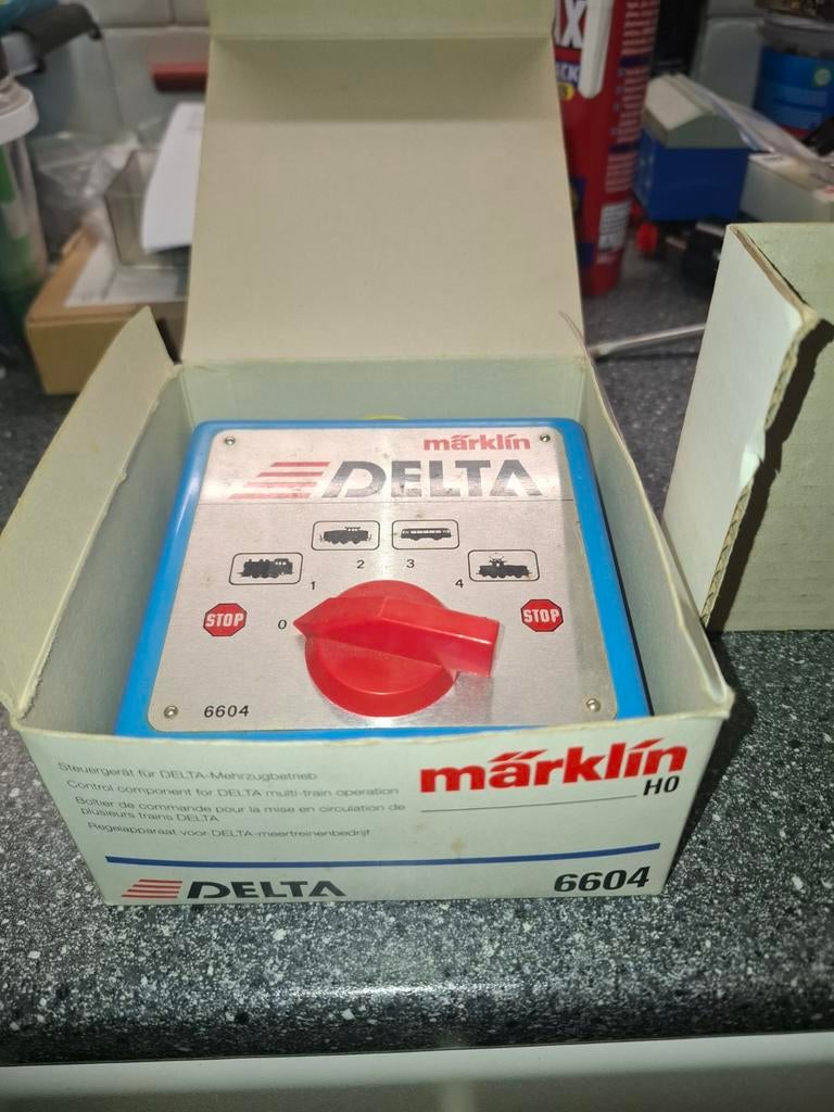 Mooie delta regelaar in ovp 6604, Ophalen of Verzenden, Zo goed als nieuw, Märklin, Transformator of Voeding