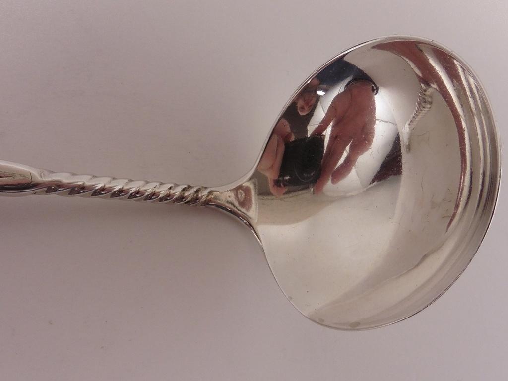 Zilveren roomlepel                                       Z22, Ophalen of Verzenden, Zilver