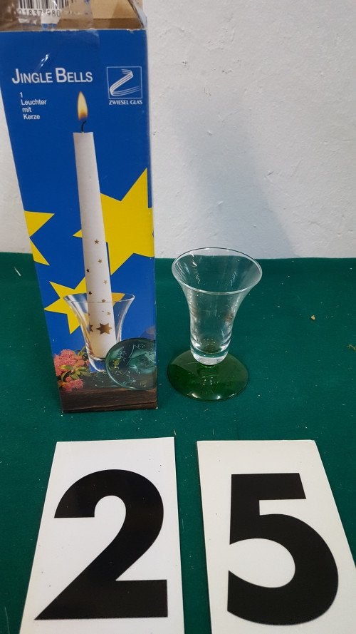 25 a ]kandelaar retro glas, Diversen, Ophalen of Verzenden, 'T Olde Gre-j, Info@toldegrej.nl, Endepoelstraat 20f Didam
