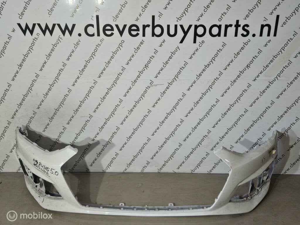 Voorbumper originel Audi A5 Sportback F5 ('17-'20) 8w6807437, Audi, Gebruikt, Voor, Bumper