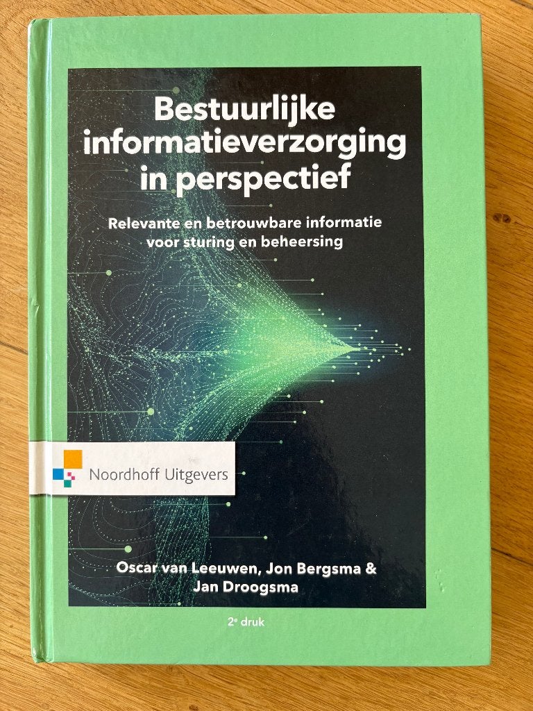 Bestuurlijke informatieverzorging in perspectief 2e druk, Ophalen of Verzenden, Alpha, Zo goed als nieuw, HBO