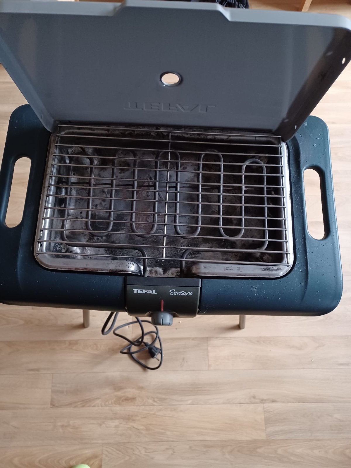 Tefal Sensario elektrische barbecue met standaard, Ophalen of Verzenden, Gebruikt