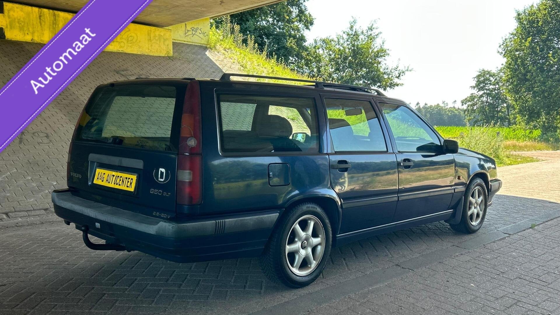 Volvo 850 2.5-20V GLT/3e Eig/170PK/Schuifdak/Trekhaak/Nw Apk, Auto's, Blauw, Leder en Stof, 11 km/l, 2435 cc