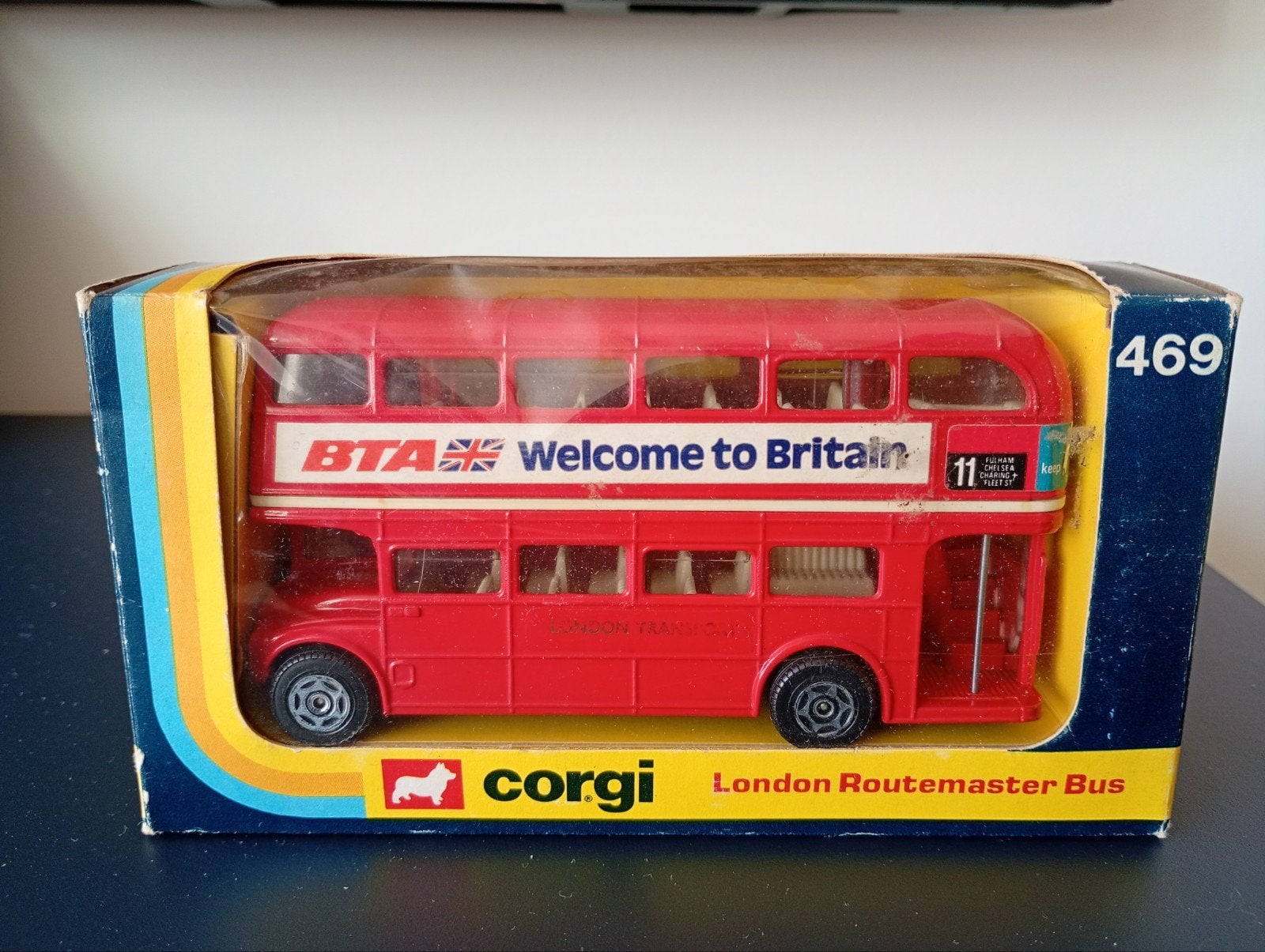 Corgi Toys #469 London Routemaster Bus mint boxed, Ophalen of Verzenden, Zo goed als nieuw, Bus of Vrachtwagen, Corgi