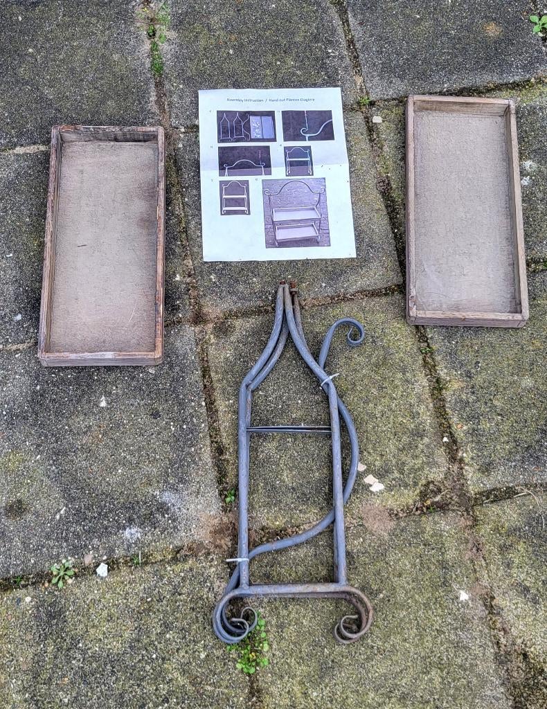 * nieuw * Houten planten etagere, zelf in elkaar zetten, Ophalen, Nieuw