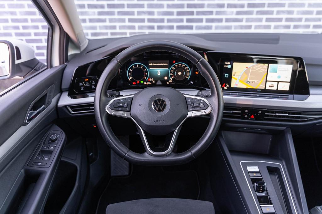 Volkswagen Golf 1.0 eTSI DSG Life Business | Navigatie | App, Auto's, Gebruikt, Euro 6, Wit, 650 kg