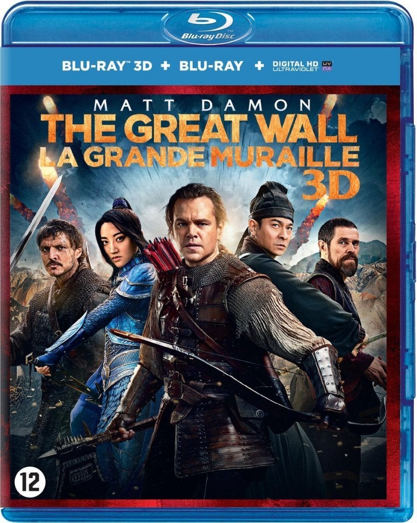 The Great Wall 3D - 2 disc - Matt Damon e.a., Engels, Verzenden, Nederlands, Film