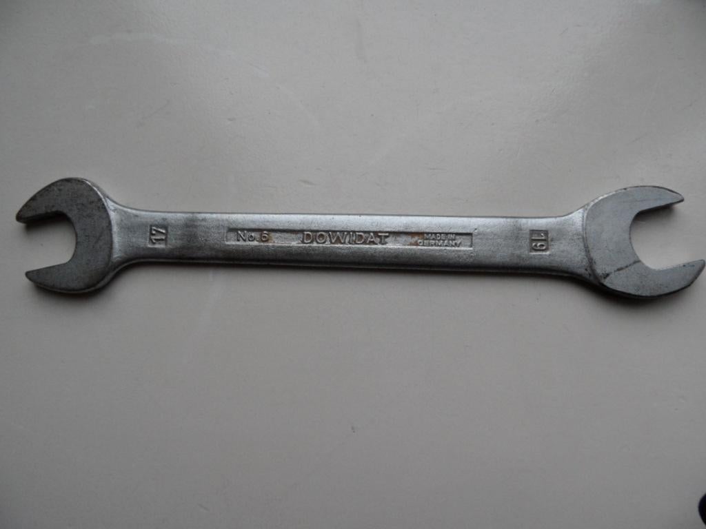 Dowidat (Gedore) No 6 steeksleutel 17 19 afgeslepen, Ophalen of Verzenden, Gebruikt