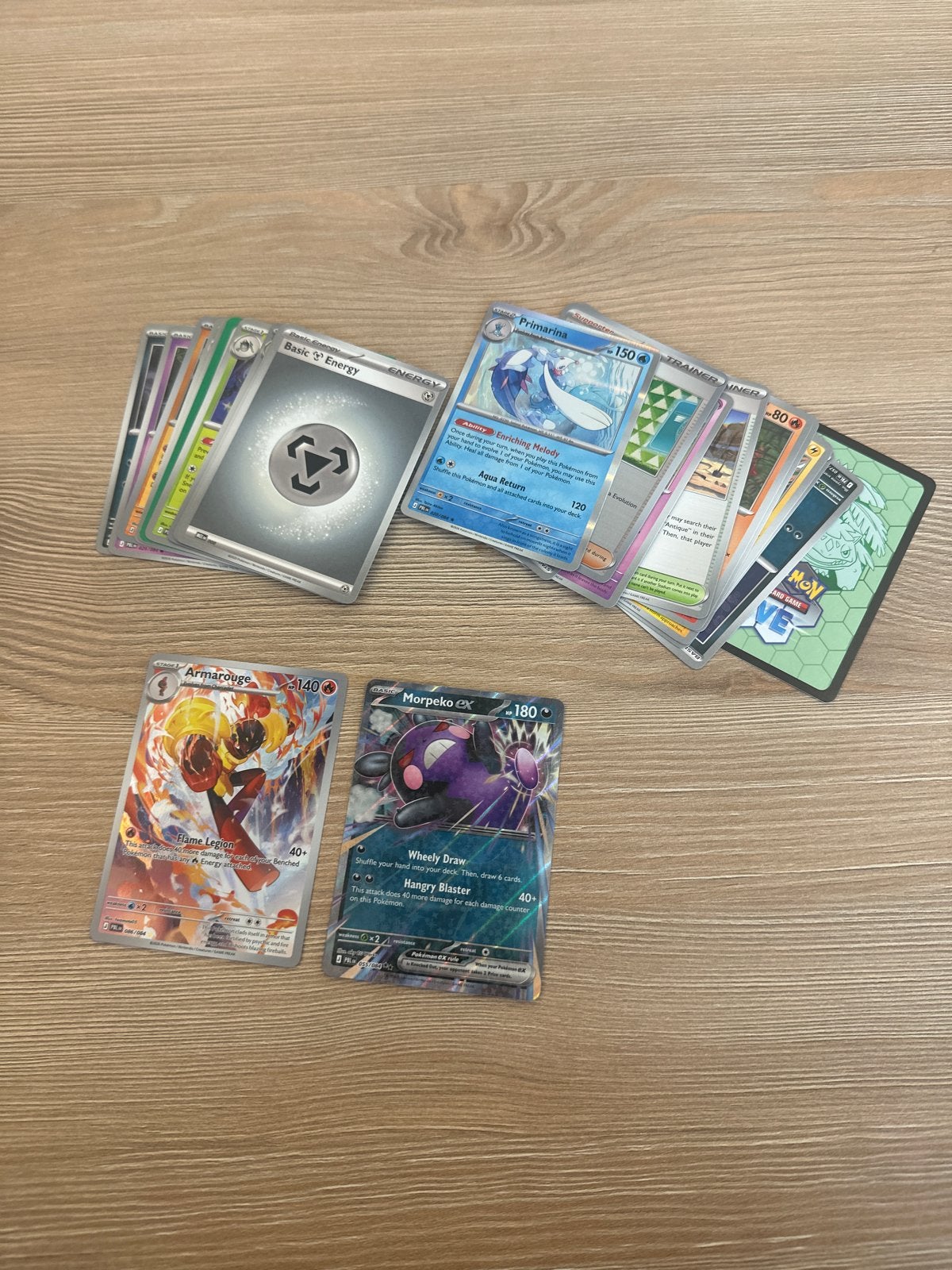 Armarouge 086, Morpeko EX, Pitch Black & 20 bulk kaarten, Ophalen of Verzenden, Nieuw, Meerdere kaarten