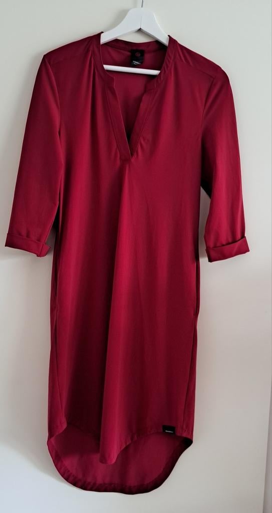 Penn & Ink. Cerise kleurige tuniek jurk S., Penn & Ink, Ophalen of Verzenden, Zo goed als nieuw, Maat 36 (S)