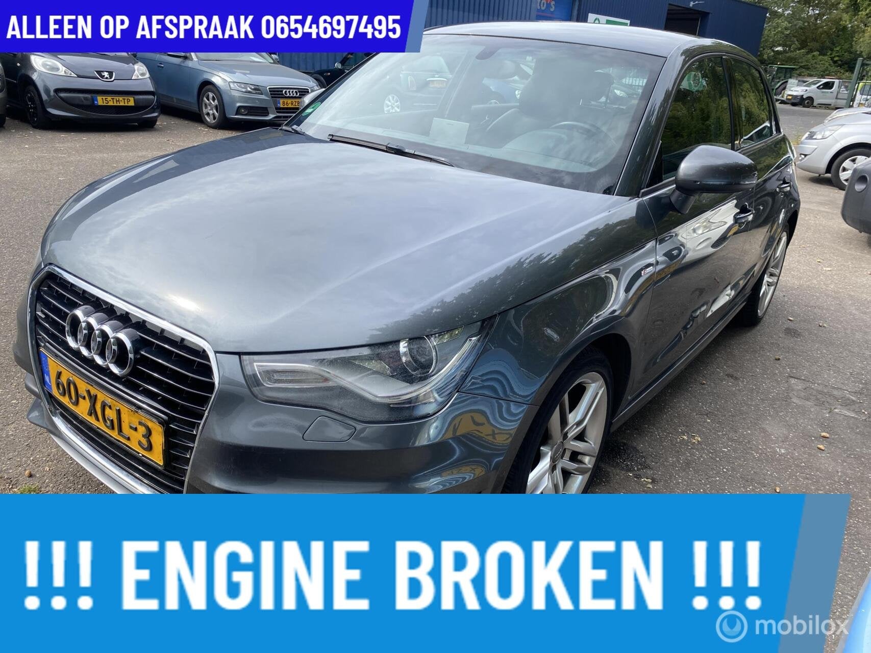Audi A1 Sportback 1.4 TFSI Pro Line S ! MOTOR DEFECT !, Auto's, Audi, Voorwielaandrijving, Euro 5, Zwart, 4 cilinders