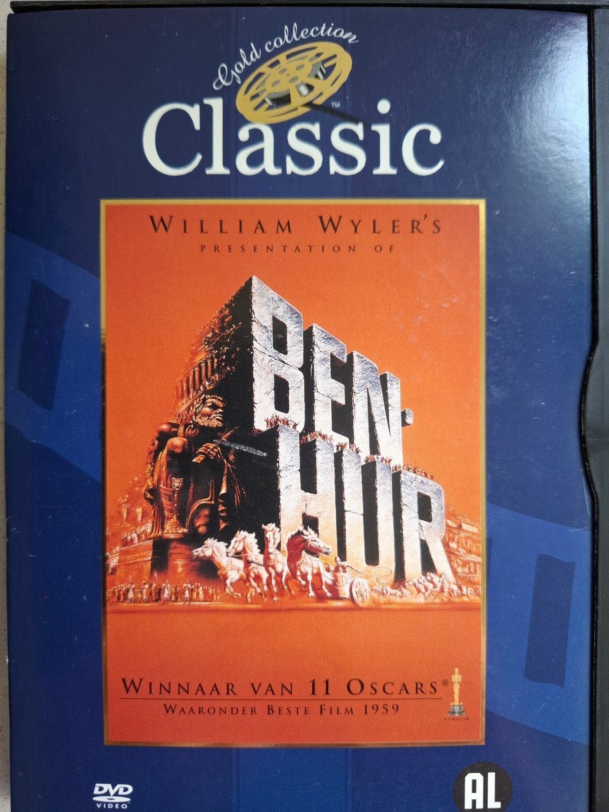 Ben Hur, Cd's en Dvd's, Dvd's | Klassiekers, Drama, Ophalen of Verzenden, Zo goed als nieuw, Alle leeftijden