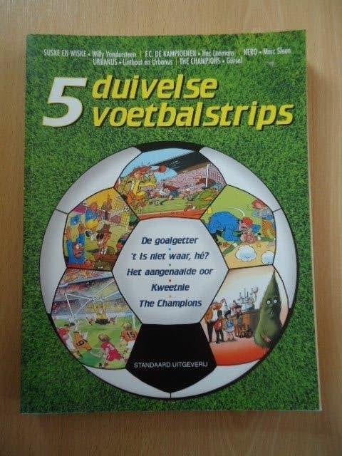 5 duivelse voetbalstrips, Standaard Uitgeverij. 2002, Eén stripboek, Ophalen of Verzenden, Zo goed als nieuw