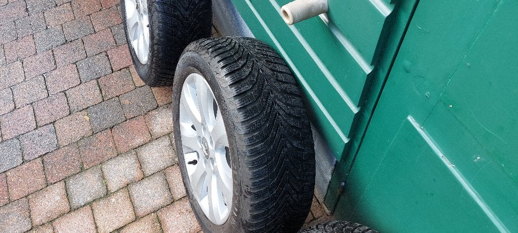 velgen met winterbanden, Ophalen, Gebruikt, 16 inch, Banden en Velgen