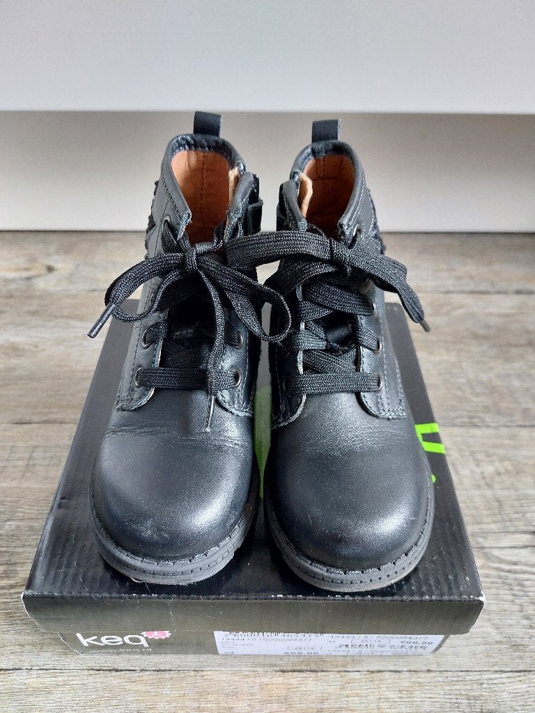 Lederen schoenen maat 24 (Keq), Meisje, Keq, Schoenen, Ophalen of Verzenden