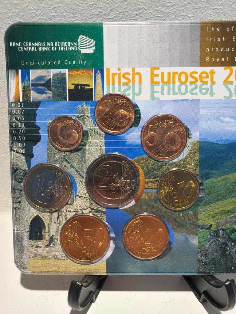 Ierse Euroset 2002 - Ongecirculeerde Kwaliteit, Verzenden, Ierland, Overige waardes, Setje