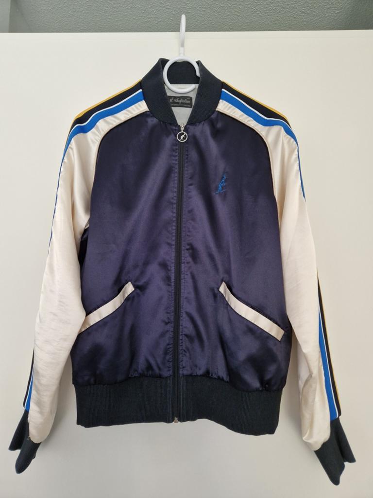 Oldscool Australian jasje dames maat 42 (M), Kleding | Dames, Sportkleding, Gedragen, Overige typen, Maat 38/40 (M), Blauw, Ophalen of Verzenden