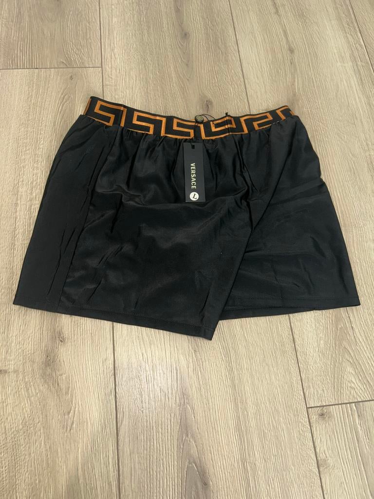 Versace zwembroek, Kleding | Heren, Ophalen of Verzenden, Maat 52/54 (L), Zwart, Zwemshort