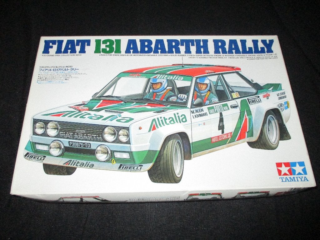 H-811,TAMIYA 1-20,NO,20013,"Alitalia" Fiat 131 Abarth Rally, Overige merken, 1:32 tot 1:50, Overige typen, Nieuw