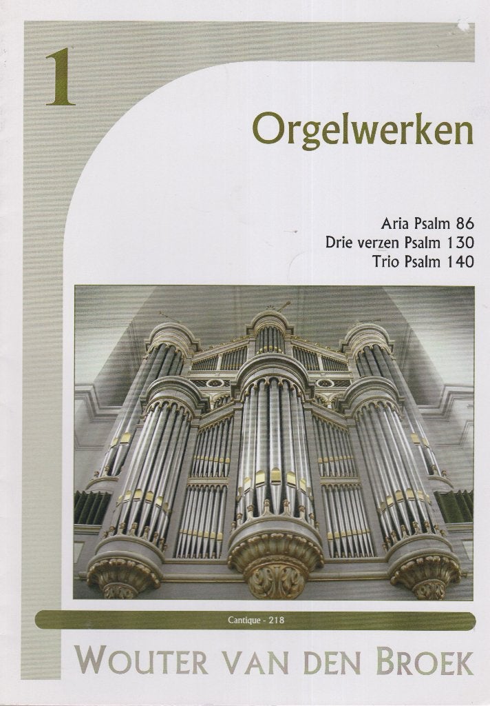 WOUTER VAN DEN BROEK - ORGELWERKEN - DEEL 1, Muziek en Instrumenten, Ophalen of Verzenden, Gebruikt, Artiest of Componist, Populair