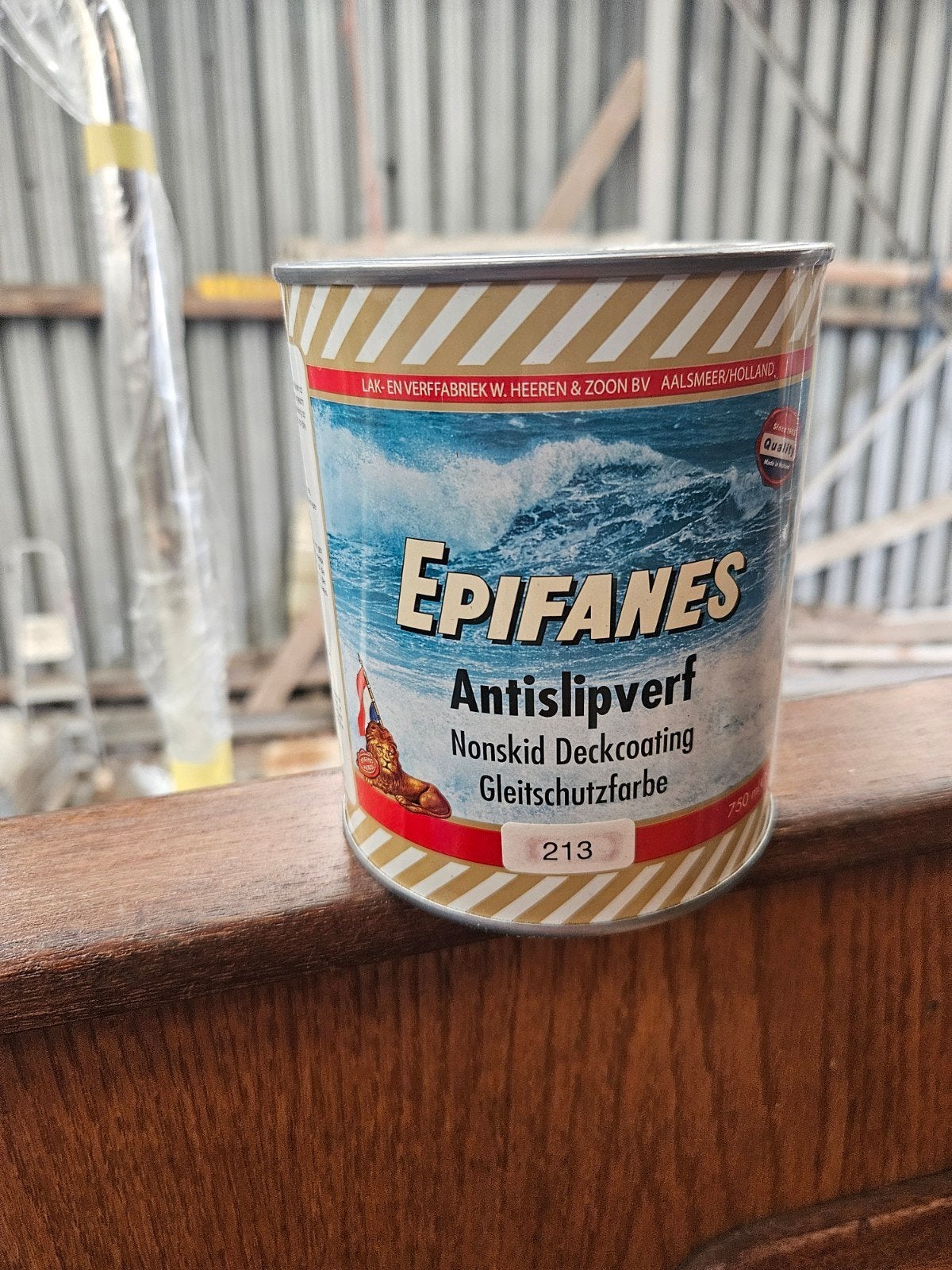 Antislipverf Epifanes grijs dekkenverf, Ophalen of Verzenden, Nieuw, Grijs