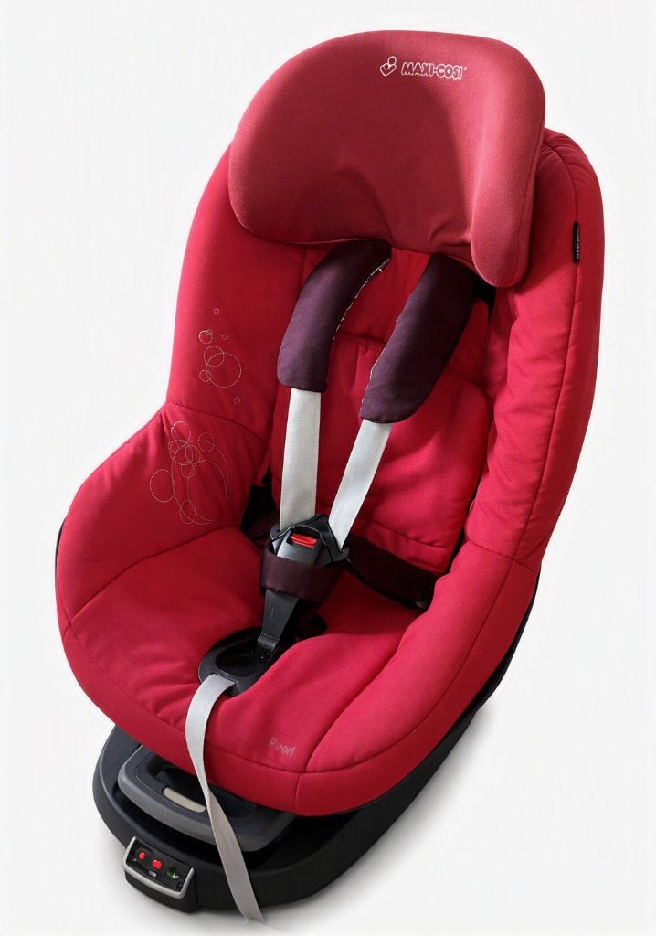 Maxi-Cosi Pearl met FamilyFix – schoon en compleet, Ophalen, Gebruikt, 9 t/m 18 kg, Verstelbare rugleuning