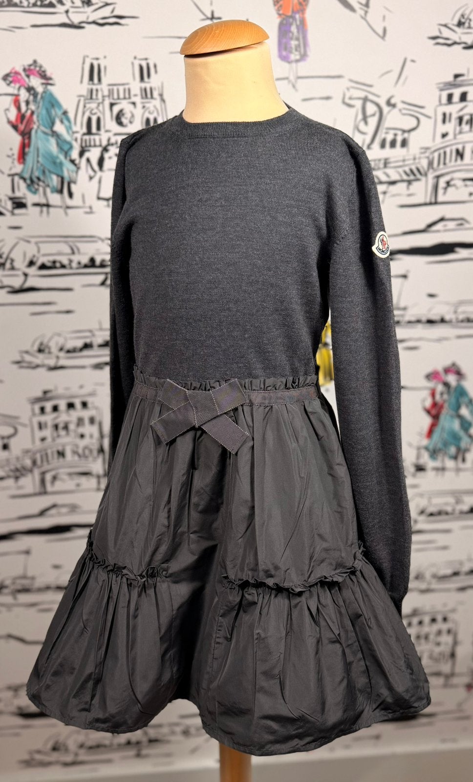 Moncler meisjes jurk winter maat 10 (390 euro), Moncler EU, Zo goed als nieuw, Moncler, Jurk of Rok