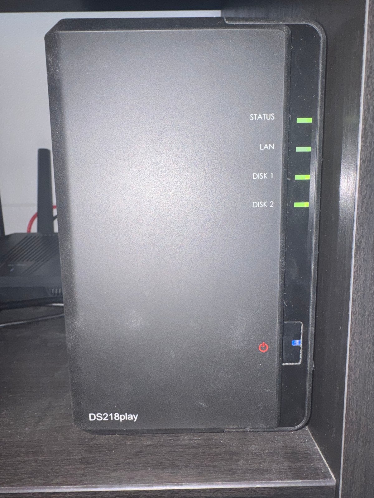 Synology DS218play NAS, Computers en Software, NAS, Ophalen of Verzenden, Zo goed als nieuw