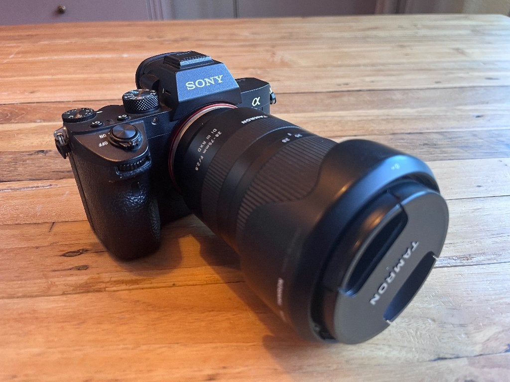 Sony A7 III + Tamron 28-75mm f/2.8 Di III RXD - Complete Set, Audio, Tv en Foto, Fotocamera's Digitaal, Ophalen, Gebruikt, GPS