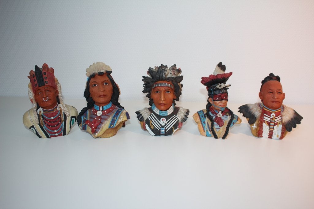 indianen beelden, Verzamelen, Ophalen, Zo goed als nieuw, Mens