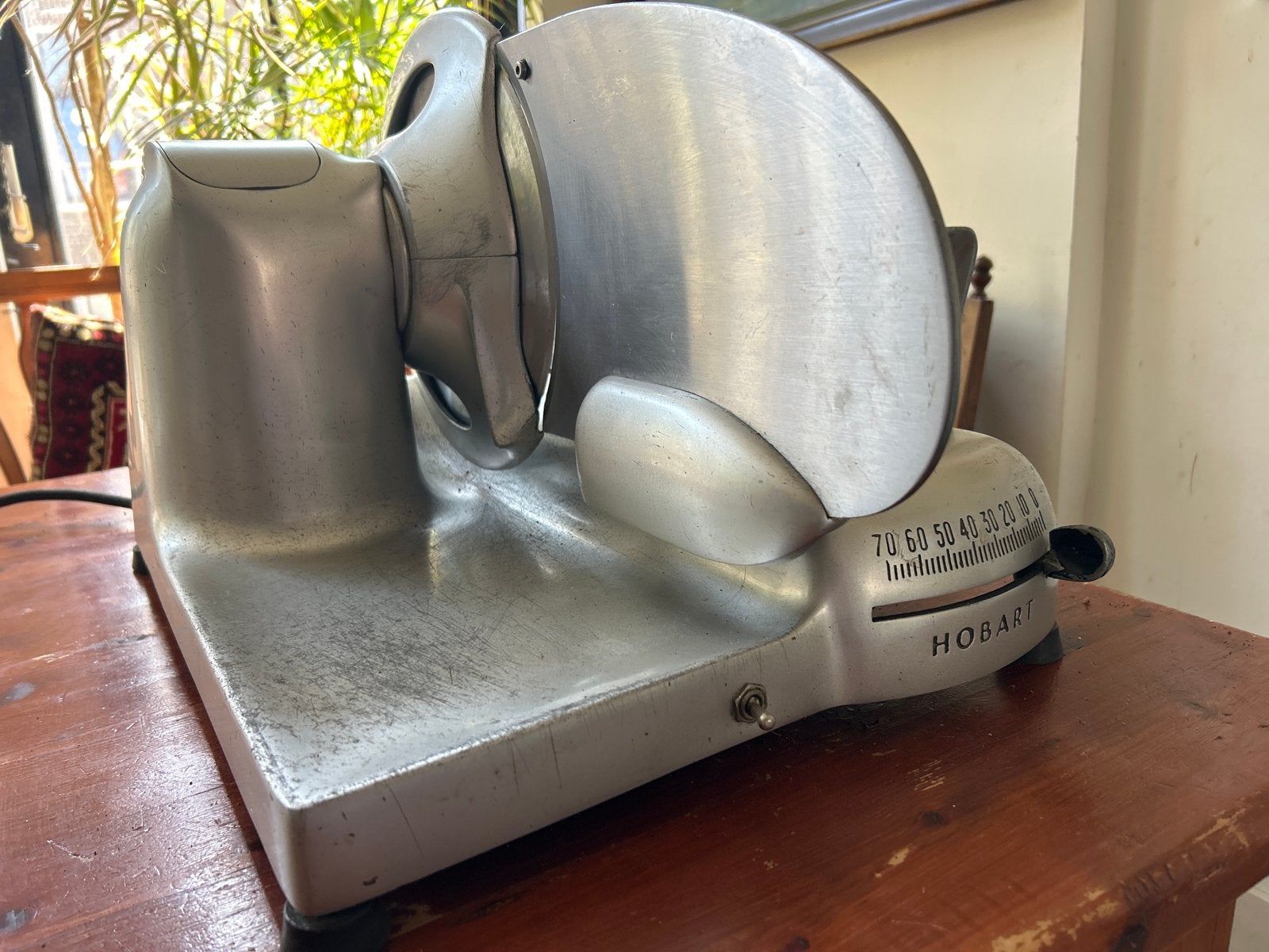 Vintage Hobart 410 Vleeswarensnijder snijmachine, Ophalen, Gebruikt