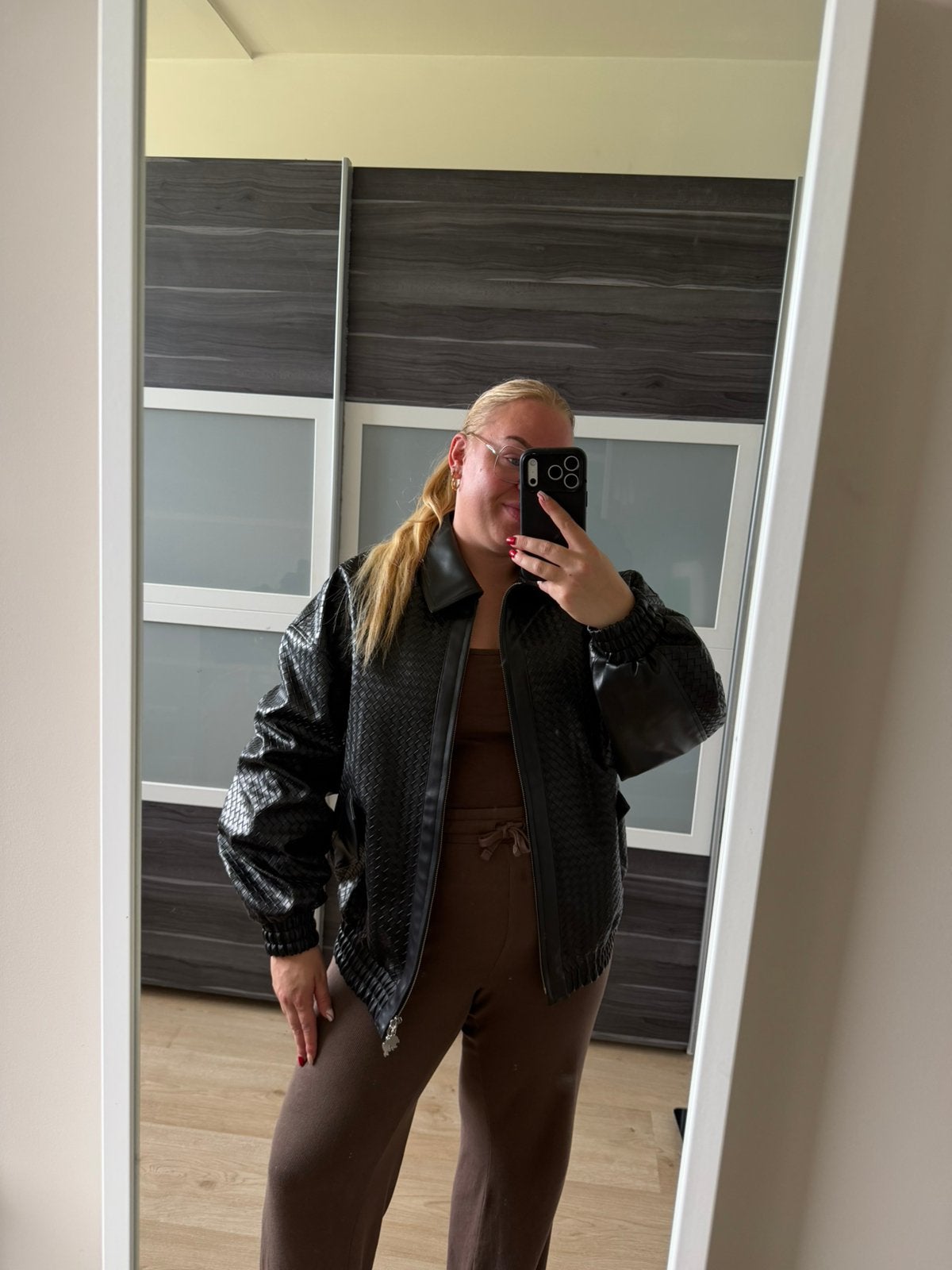 Reinders leren jas, Kleding | Dames, Ophalen of Verzenden, Zo goed als nieuw, Maat 38/40 (M), Zwart